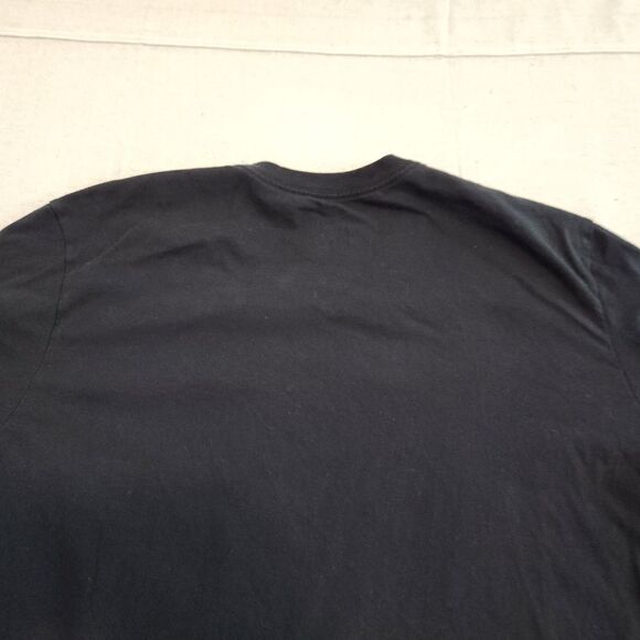 Nike Shirt Mens XL Black Short Sleeve Yellow NIKE Spell Out Athletic Tee - Picture 11 of 12